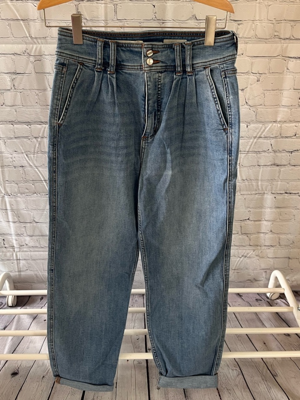 Pilcro by Anthropologie High-Rise Light Blue Jeans